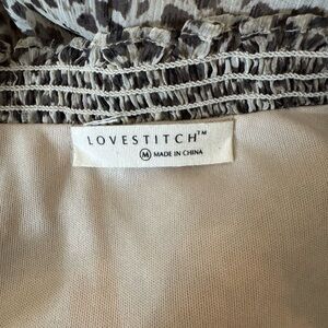 Lovestitch Beige and brown dress